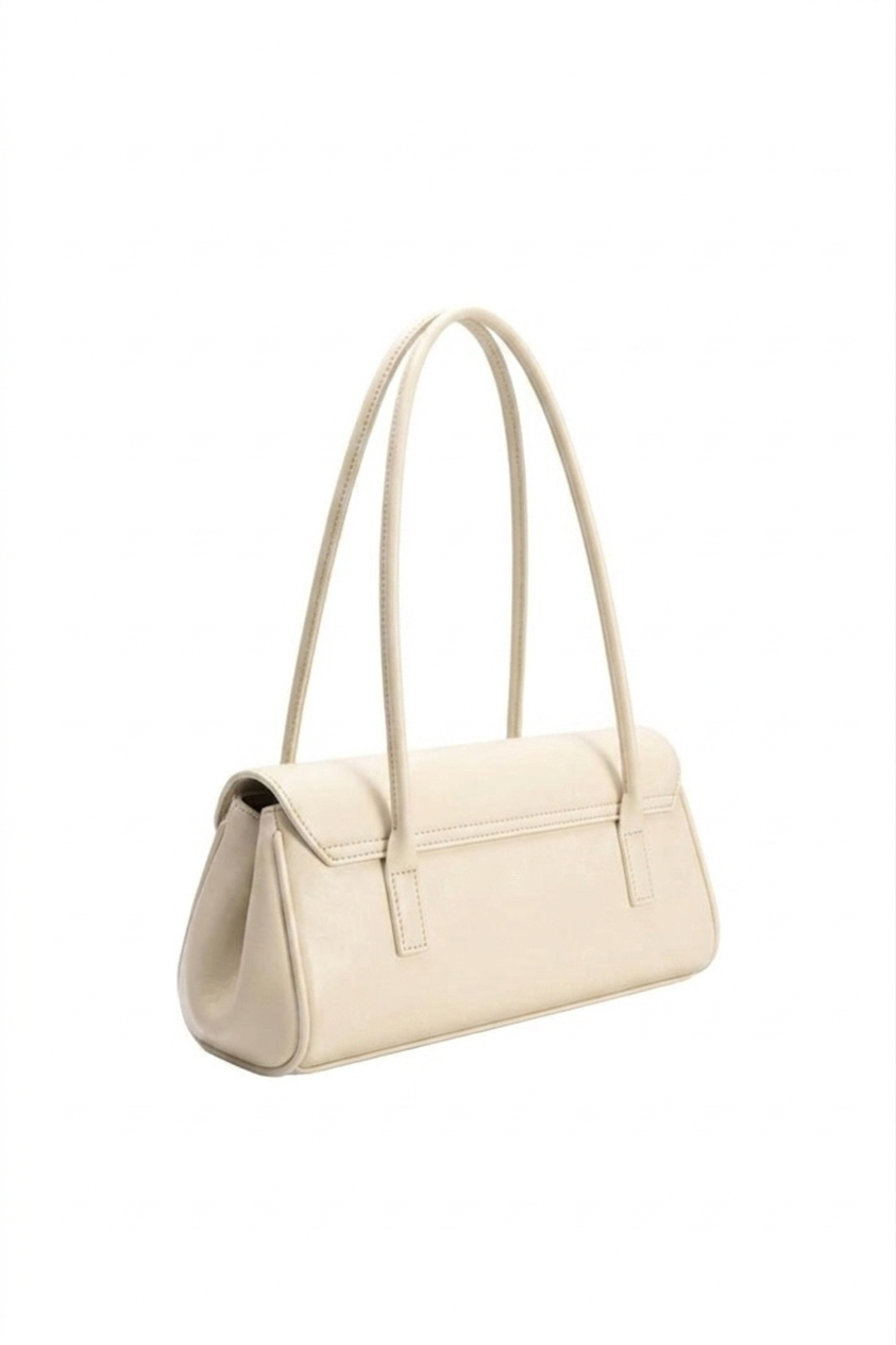 Zubali Elio Bow Shoulder Bag – White