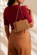 Zubali Clutch Sera - Nude Brown