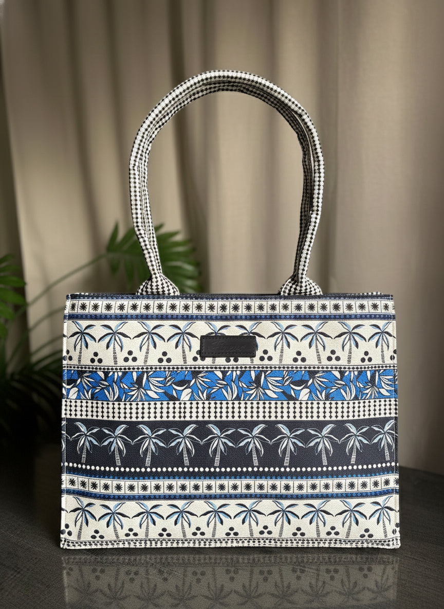 Zubali Canvas Tote Coconut Breeze