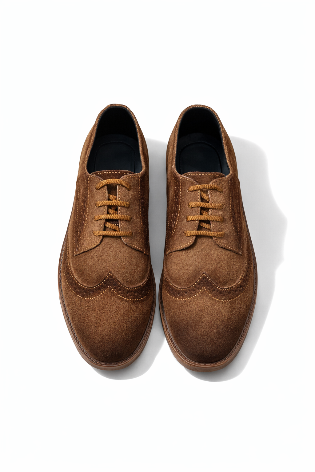 Camel Suede Casual Shoes