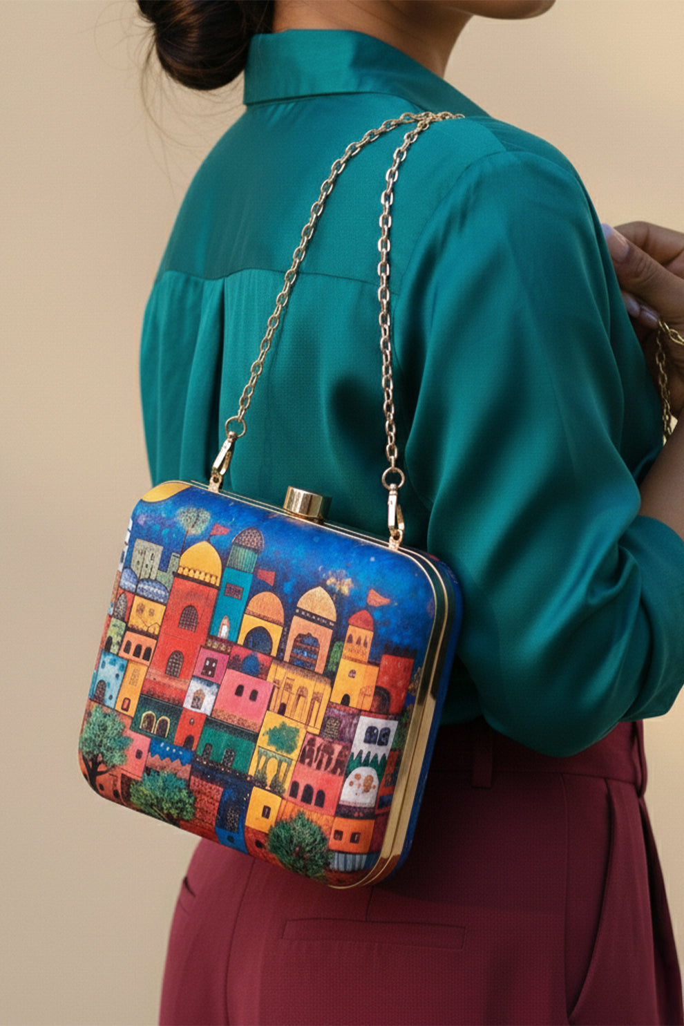 Zubali Clutch Midnight Skyline