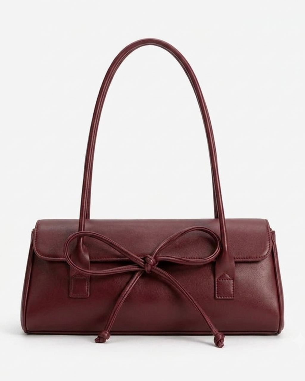 Zubali Elio Bow Shoulder Bag – Maroon