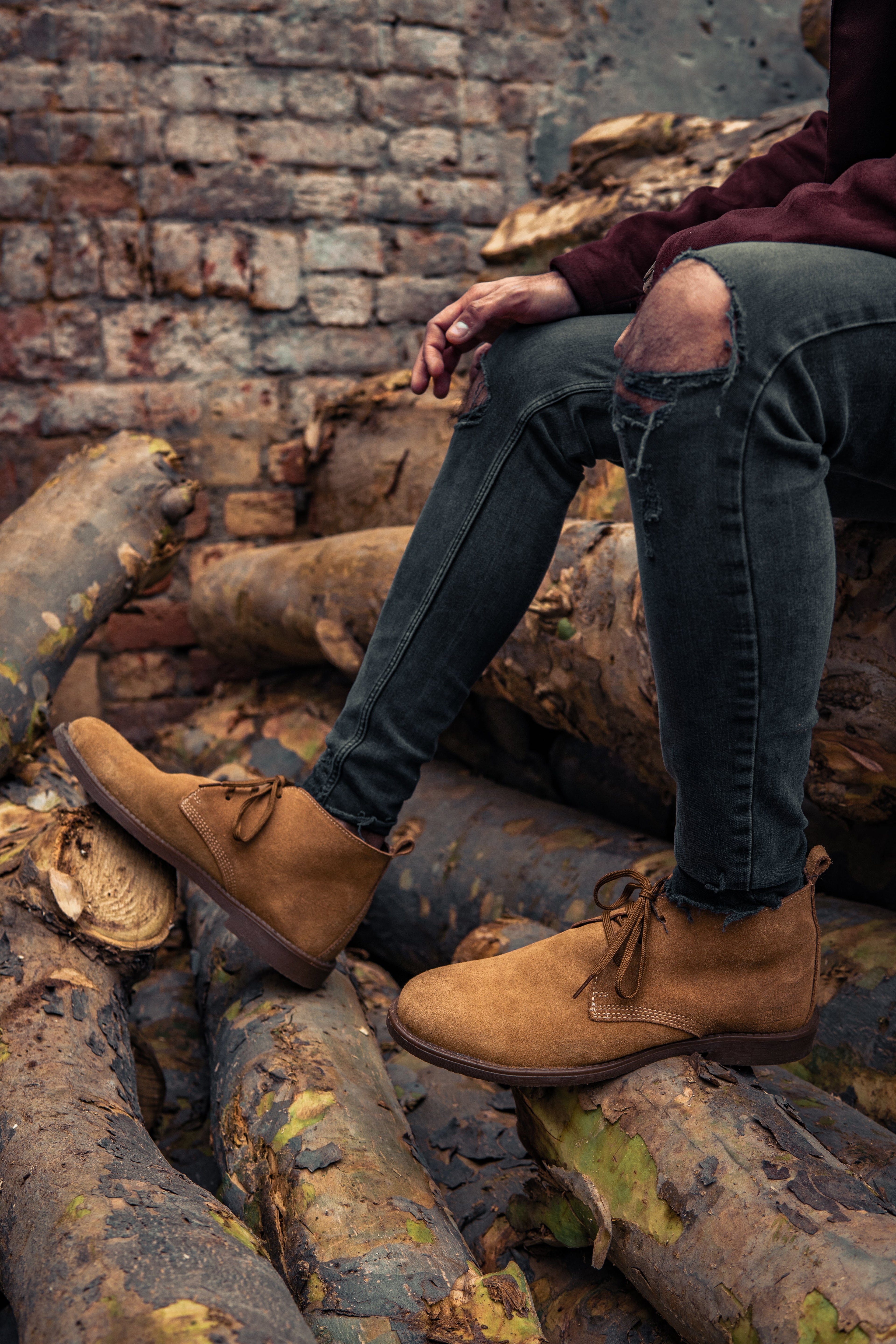 Camel Suede Shoes
