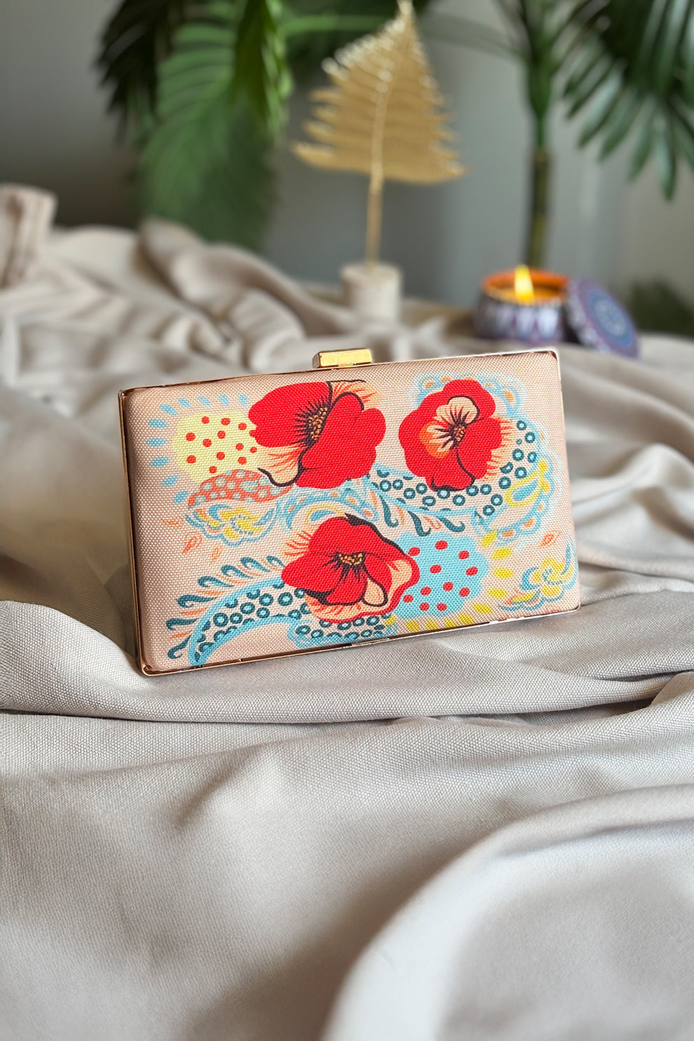 Zubali Clutch Poppy Passion