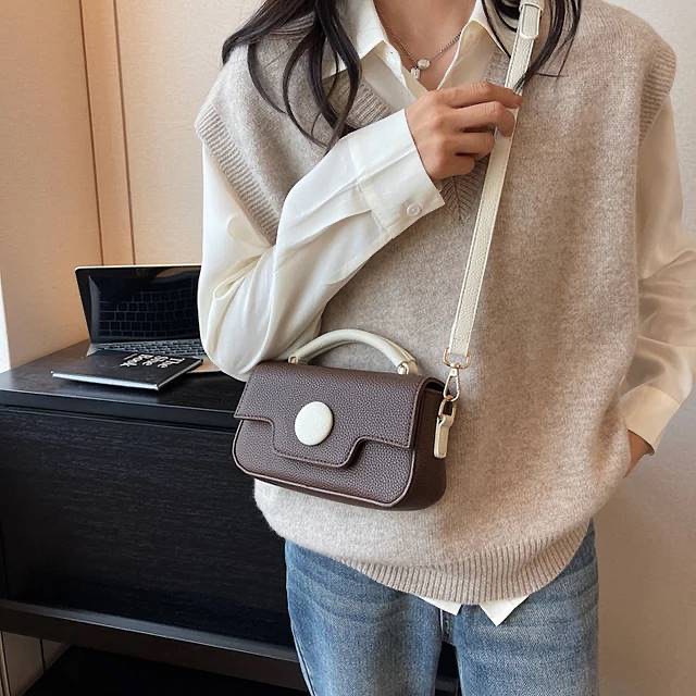 Zubali Handbag Dot Luxe - Brown