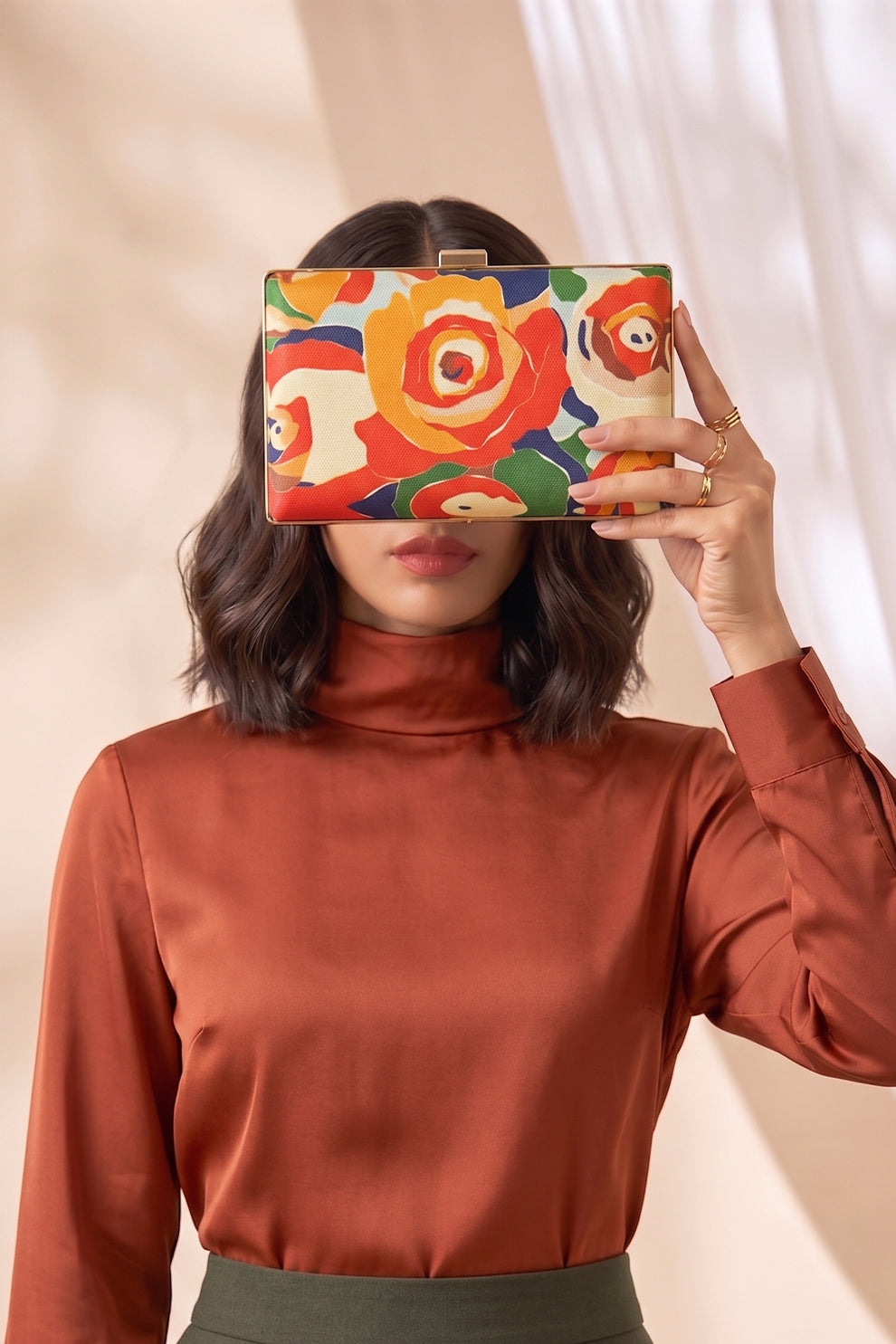 Zubali Clutch Art Garden