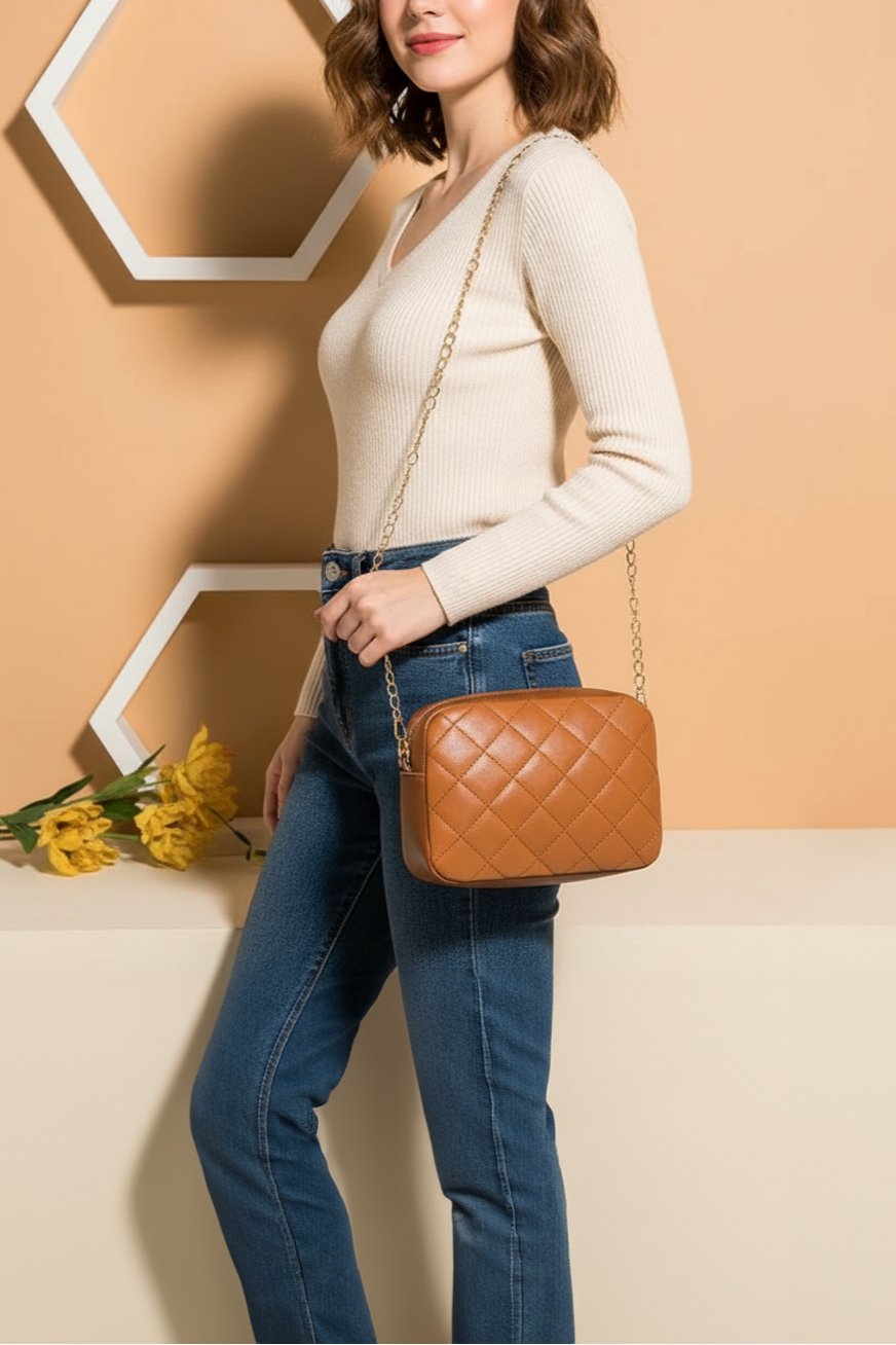 Zubali Crossbody Urban Chic - Brown