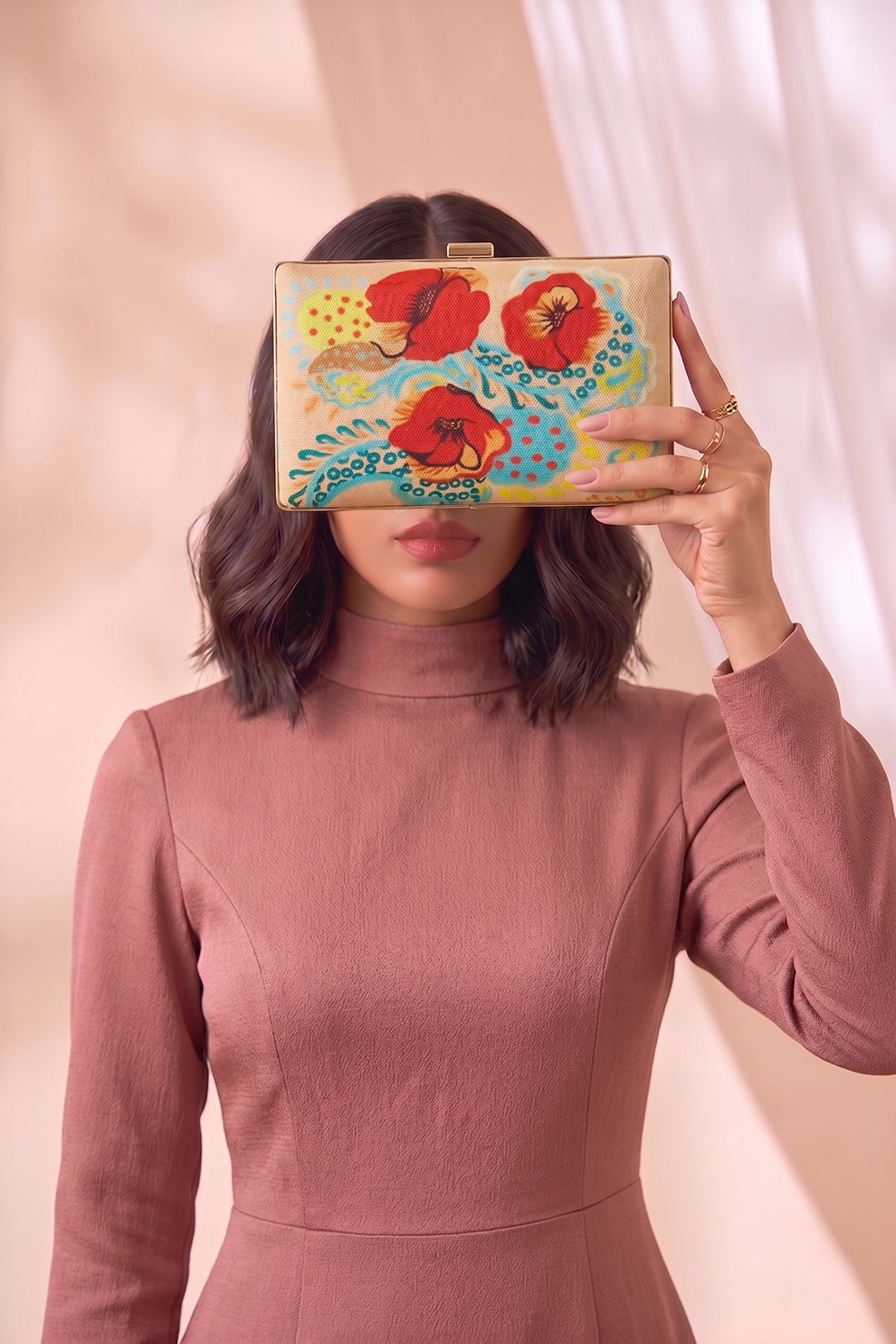 Zubali Clutch Poppy Passion