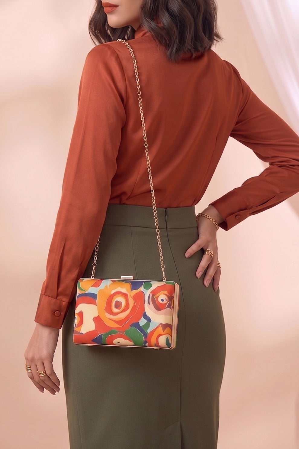 Zubali Clutch Art Garden