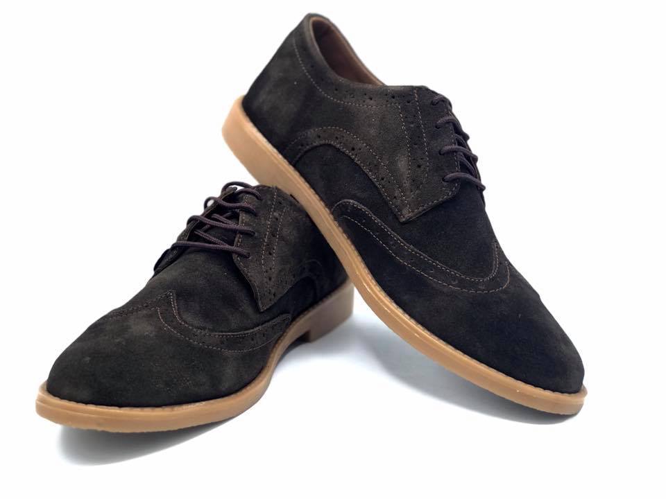 Chocolate Brown Suede Casual Shoes
