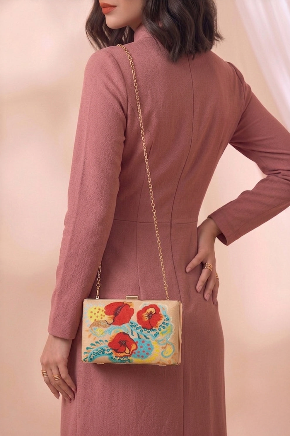 Zubali Clutch Poppy Passion