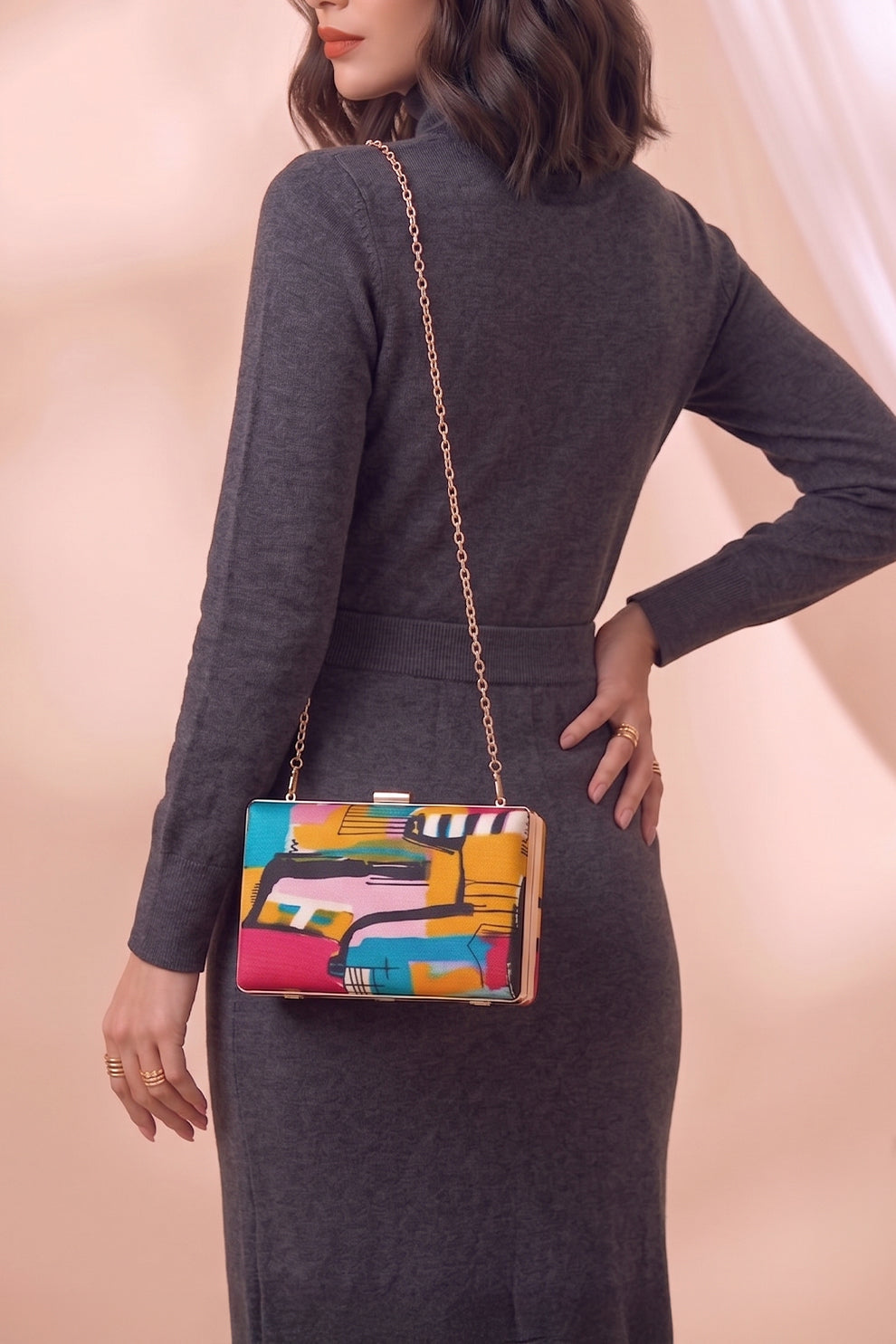 Zubali Clutch Funky Art