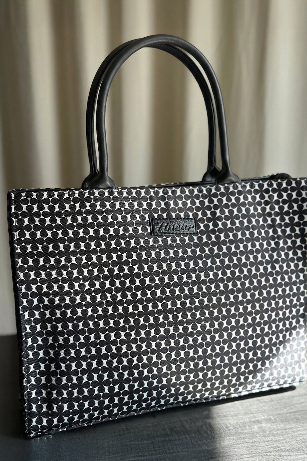 Zubali Canvas Tote Premium Handle - Black
