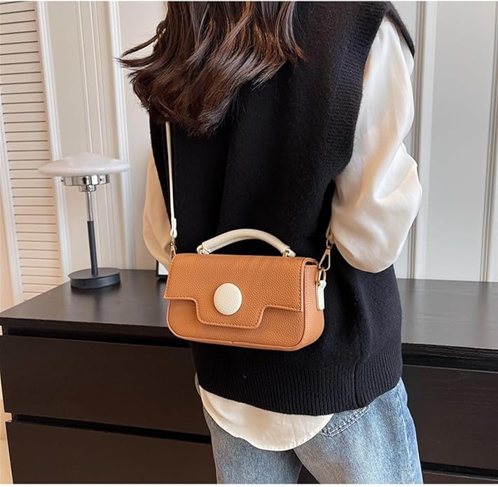 Zubali Handbag Dot Luxe - Mustard