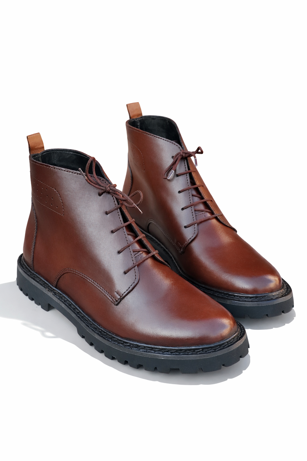 Brown Soft Leather Chukka Boots