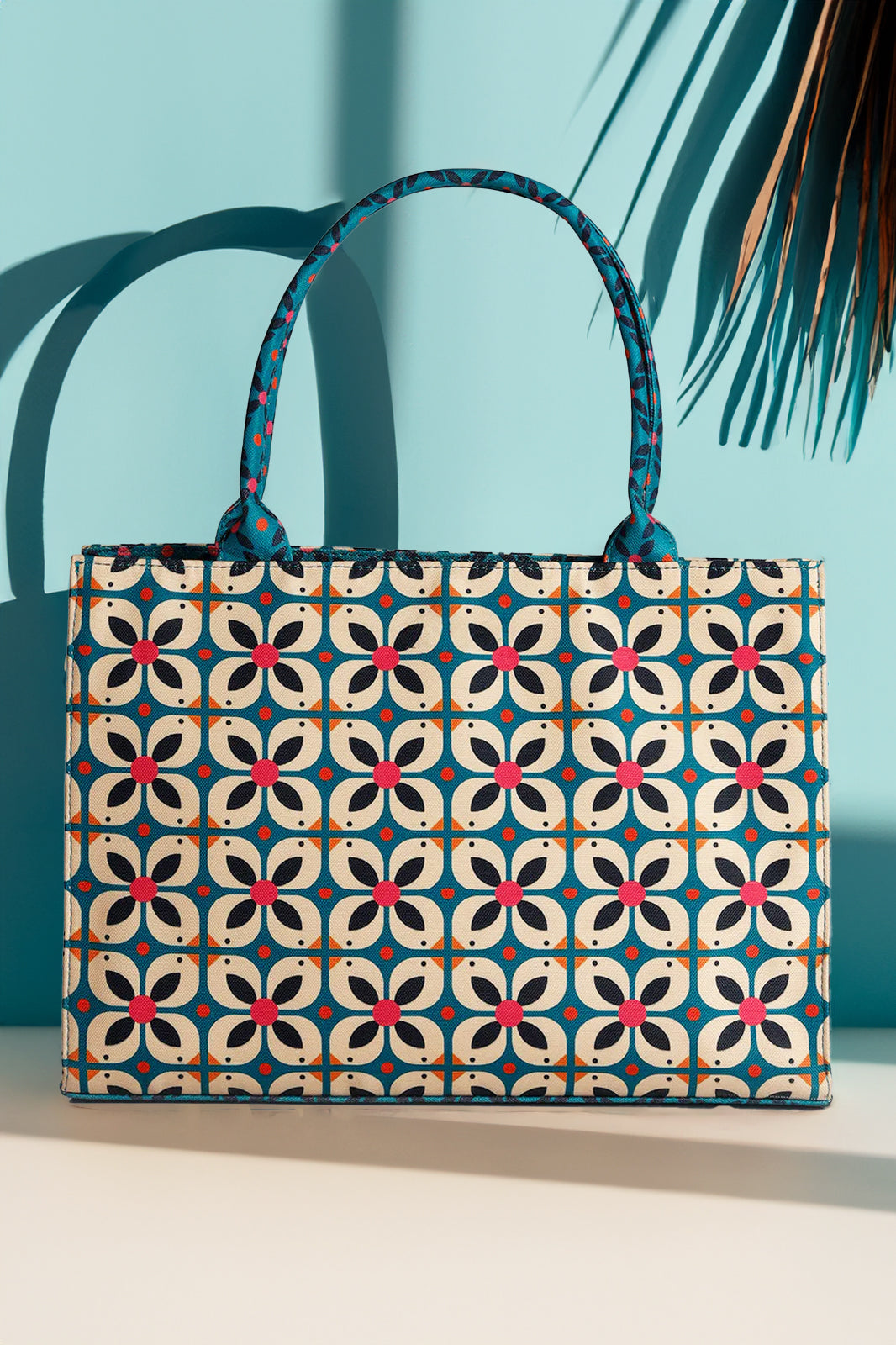 Zubali Canvas Tote Bag Petal Rush