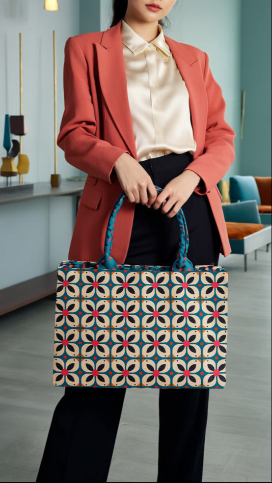 Zubali Canvas Tote Bag Petal Rush