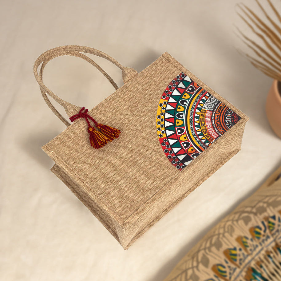 Zubali Canvas Tote Desert Bloom - Beige