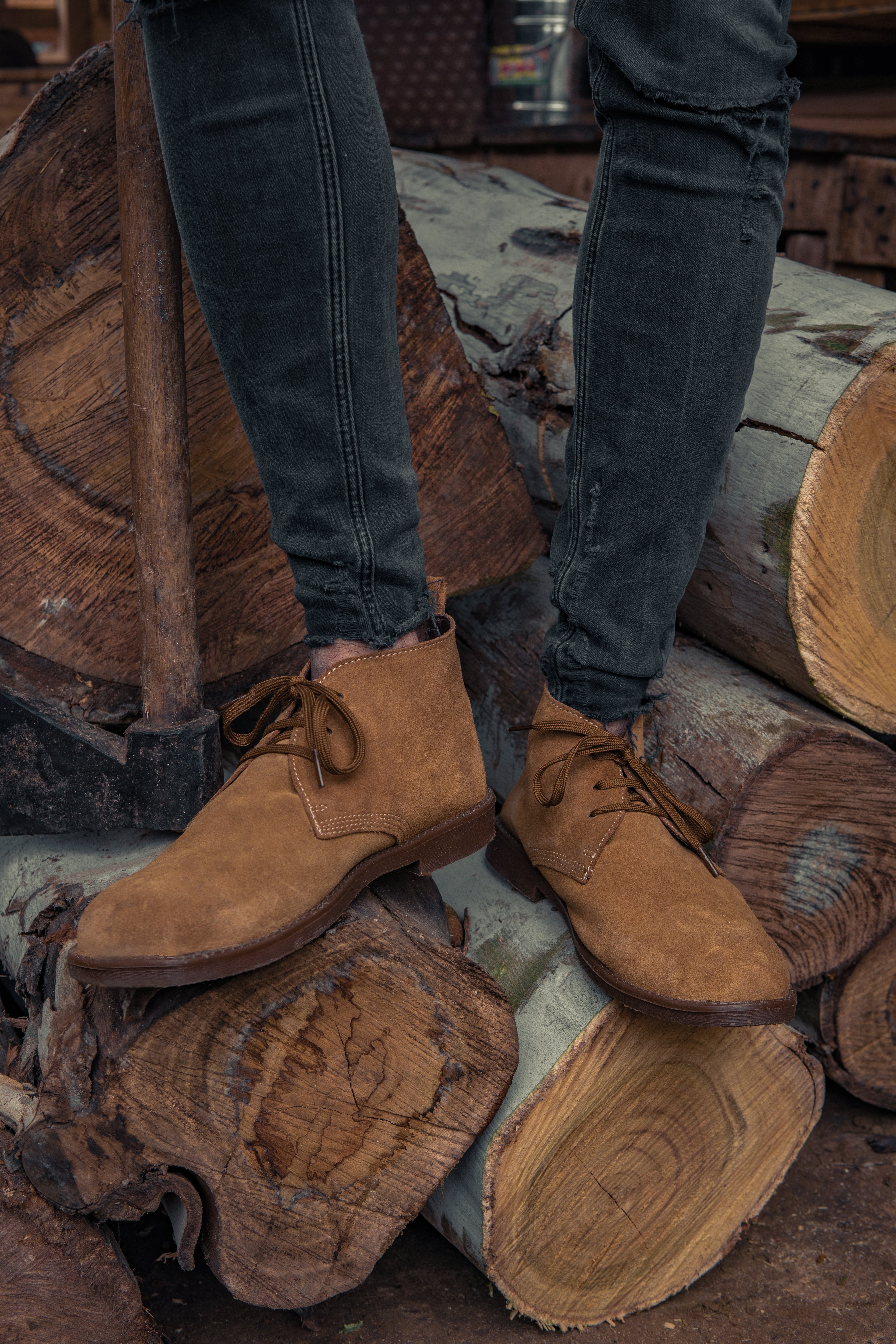 Camel Suede Shoes