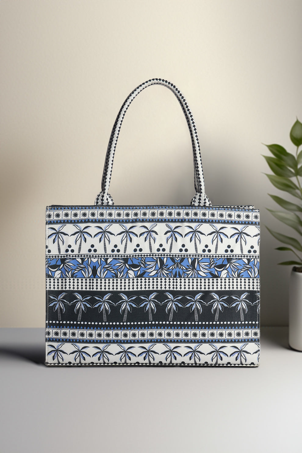 Zubali Canvas Tote Coconut Breeze