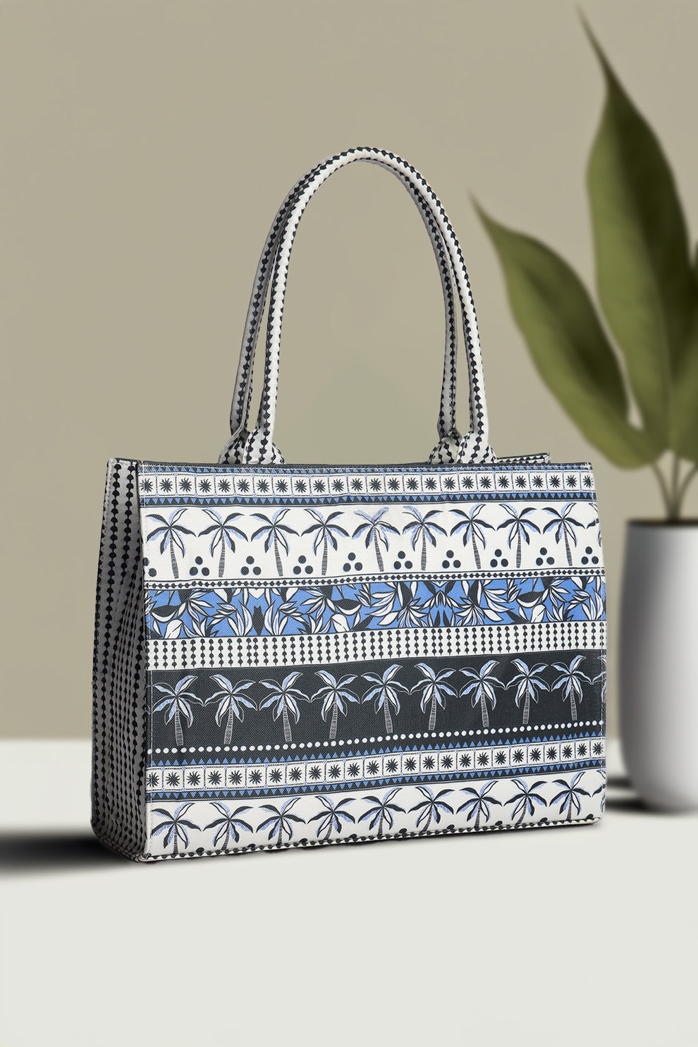 Zubali Canvas Tote Coconut Breeze