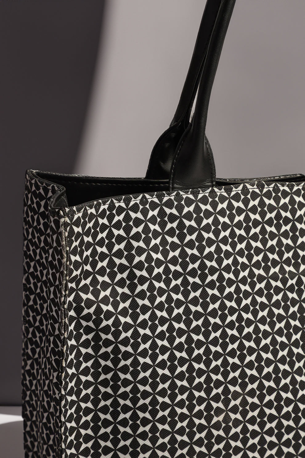 Zubali Canvas Tote Premium Handle - Black