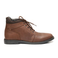 Brown Ankle Boots — Oily Leather