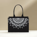 Zubali Mini Canvas Tote Mandala Loop - Black