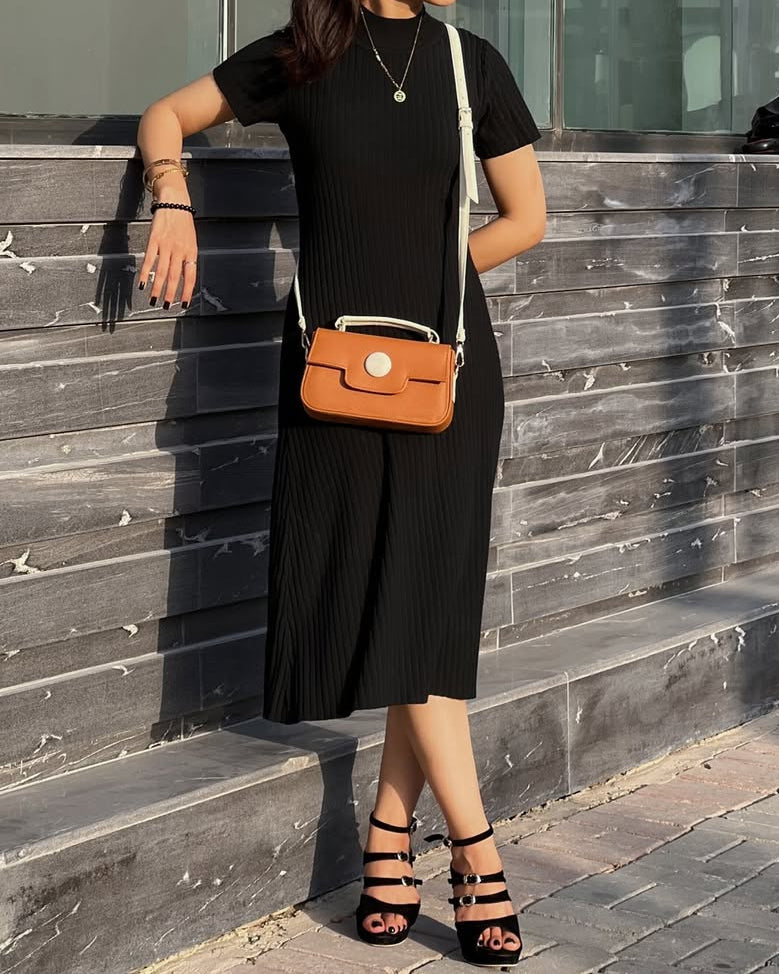 Zubali Handbag Dot Luxe - Mustard