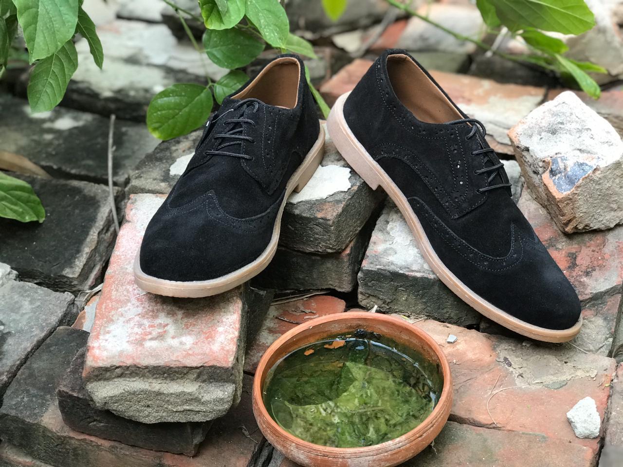 Black Suede Casual Shoes