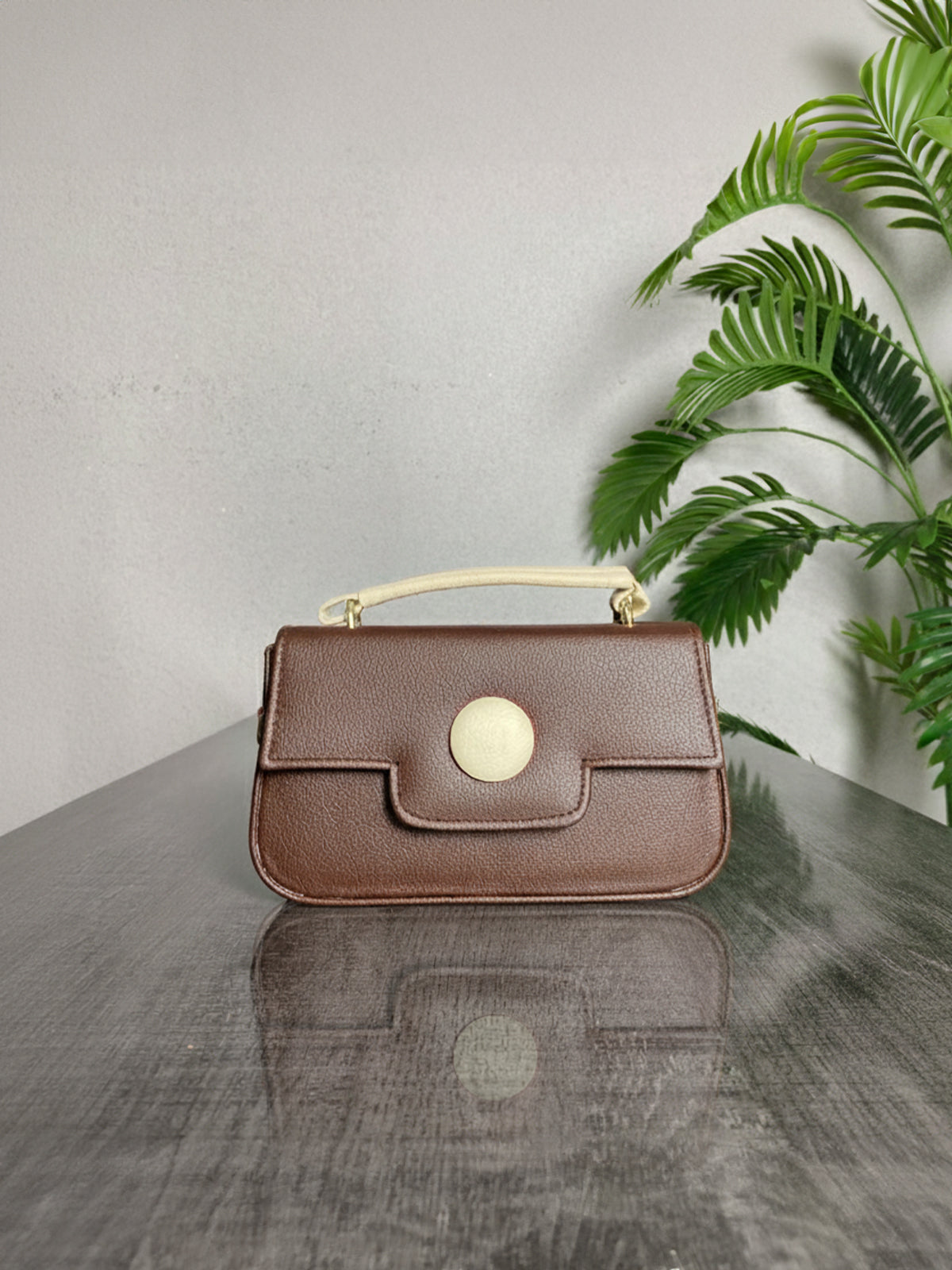 Zubali Handbag Dot Luxe - Brown