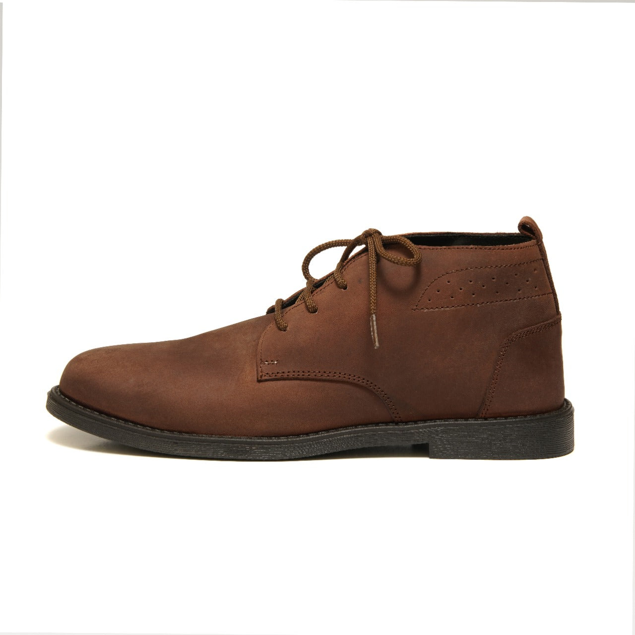 Oily Leather Chukka Boots