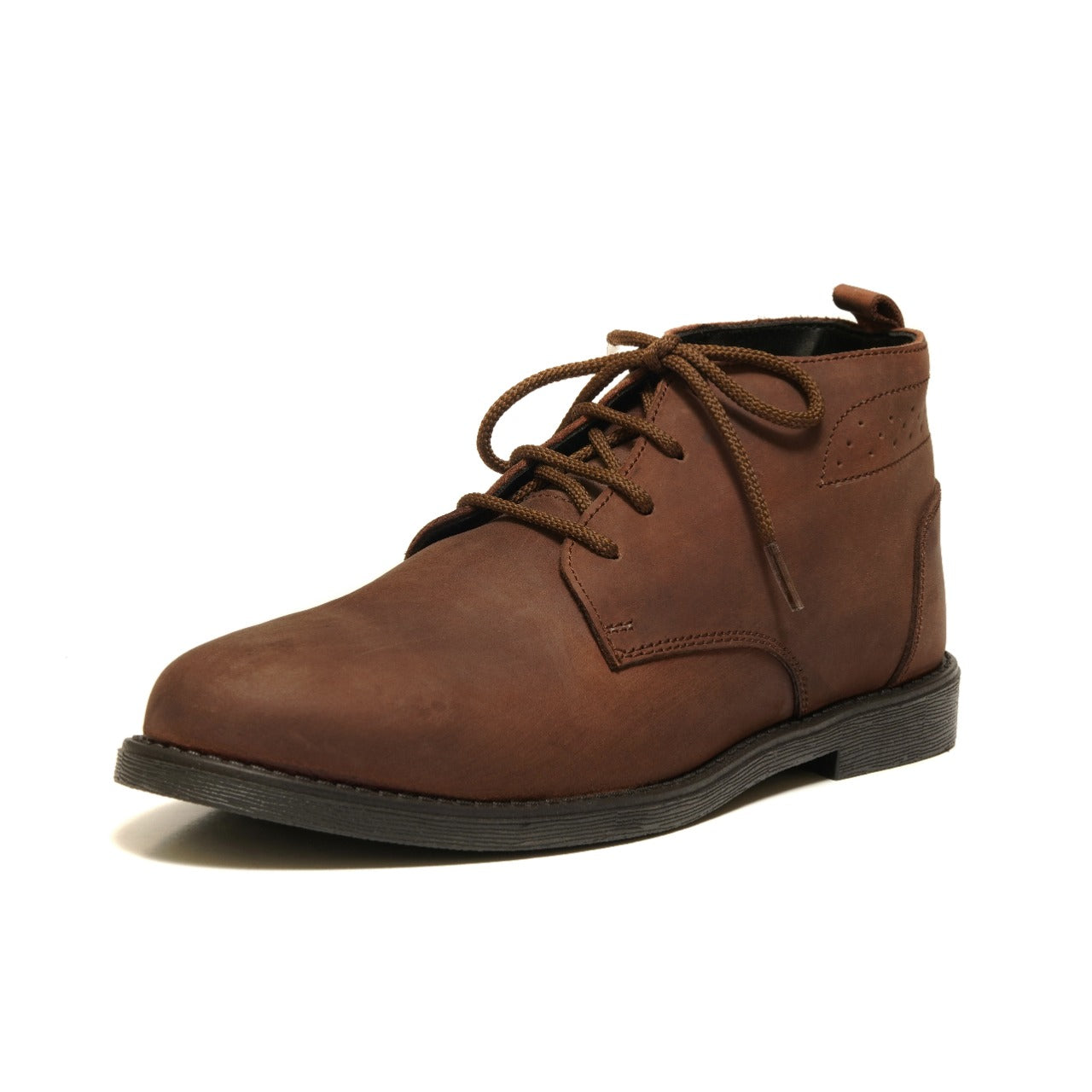 Oily Leather Chukka Boots