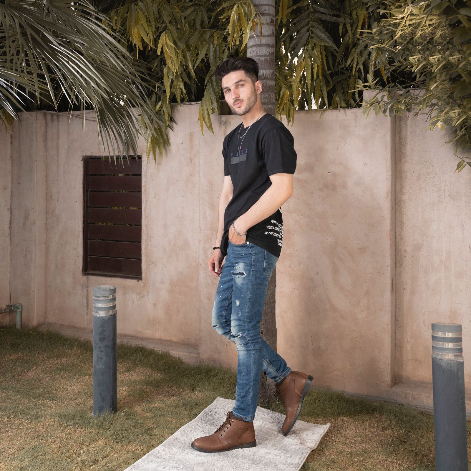 Brown Ankle Boots — Oily Leather